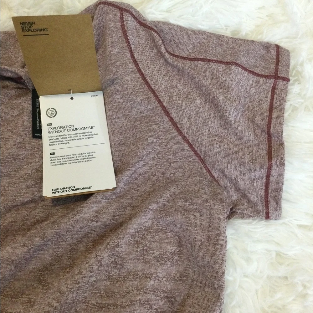 The North Face dawn dream short sleeve vented hi Lo tee Woman’s XXL - Picture 6 of 13